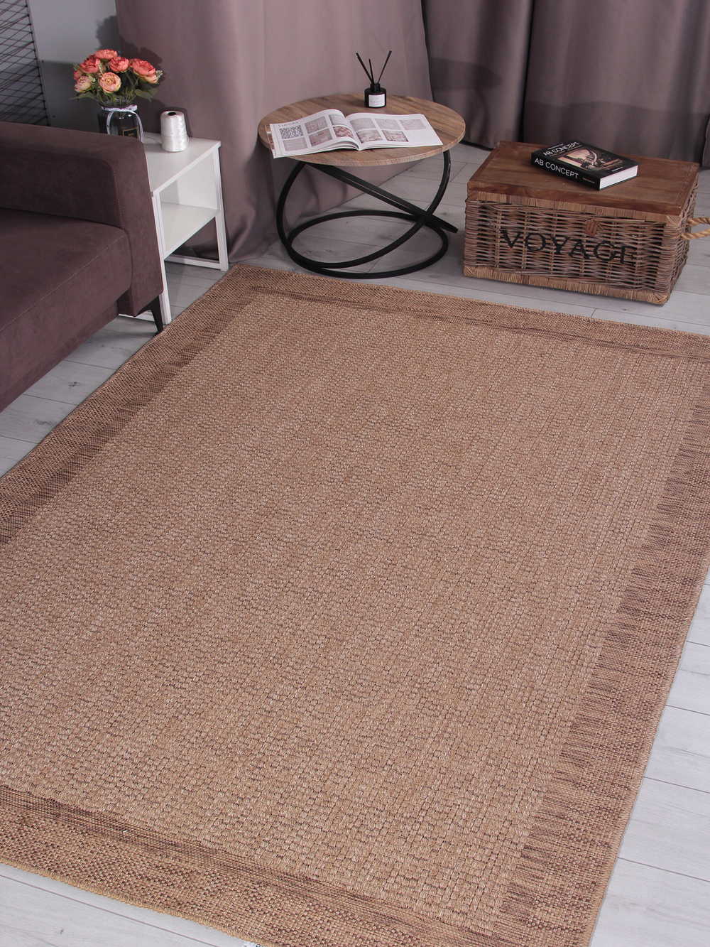 Ковер ST054A - JUTE - Прямоугольник - коллекция AFRA размер 120*180 см