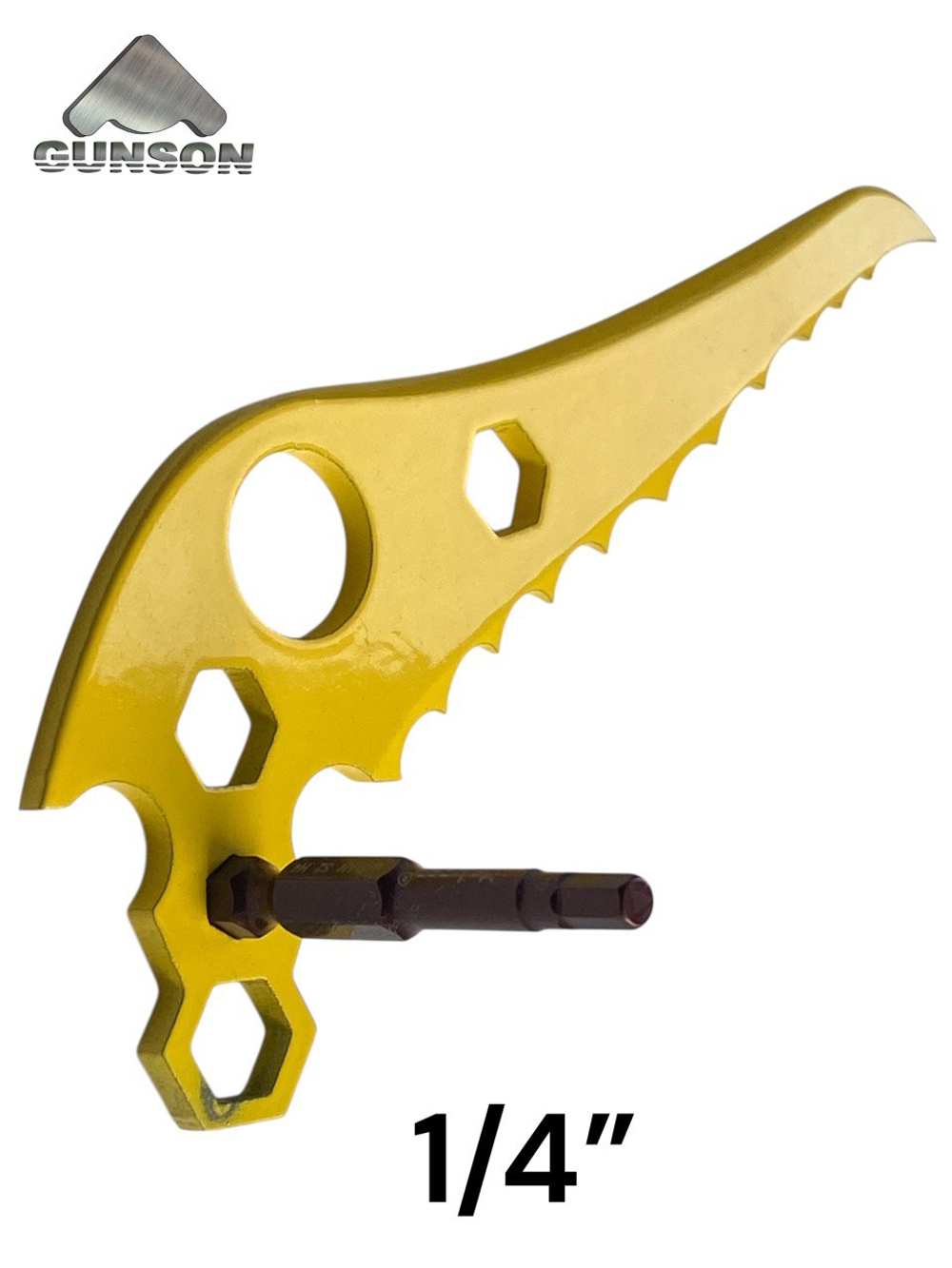Сменный клюв Gunson DIMA /SVETA Ice /60C2А/ 55HRc/ t-30C/посадочное для биты/ желтый вес 75гр.
