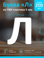 Буквы из пластика на стену