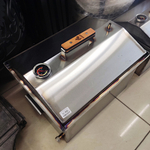 Коптилка нерж 2 мм 2 в 1 с г-з и т.датчик 400*300*250 мм