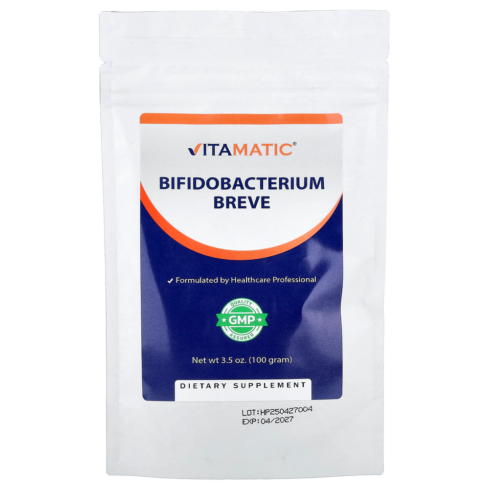 Vitamatic, бифидобактерии бреве, 100 г (3,5 унции)