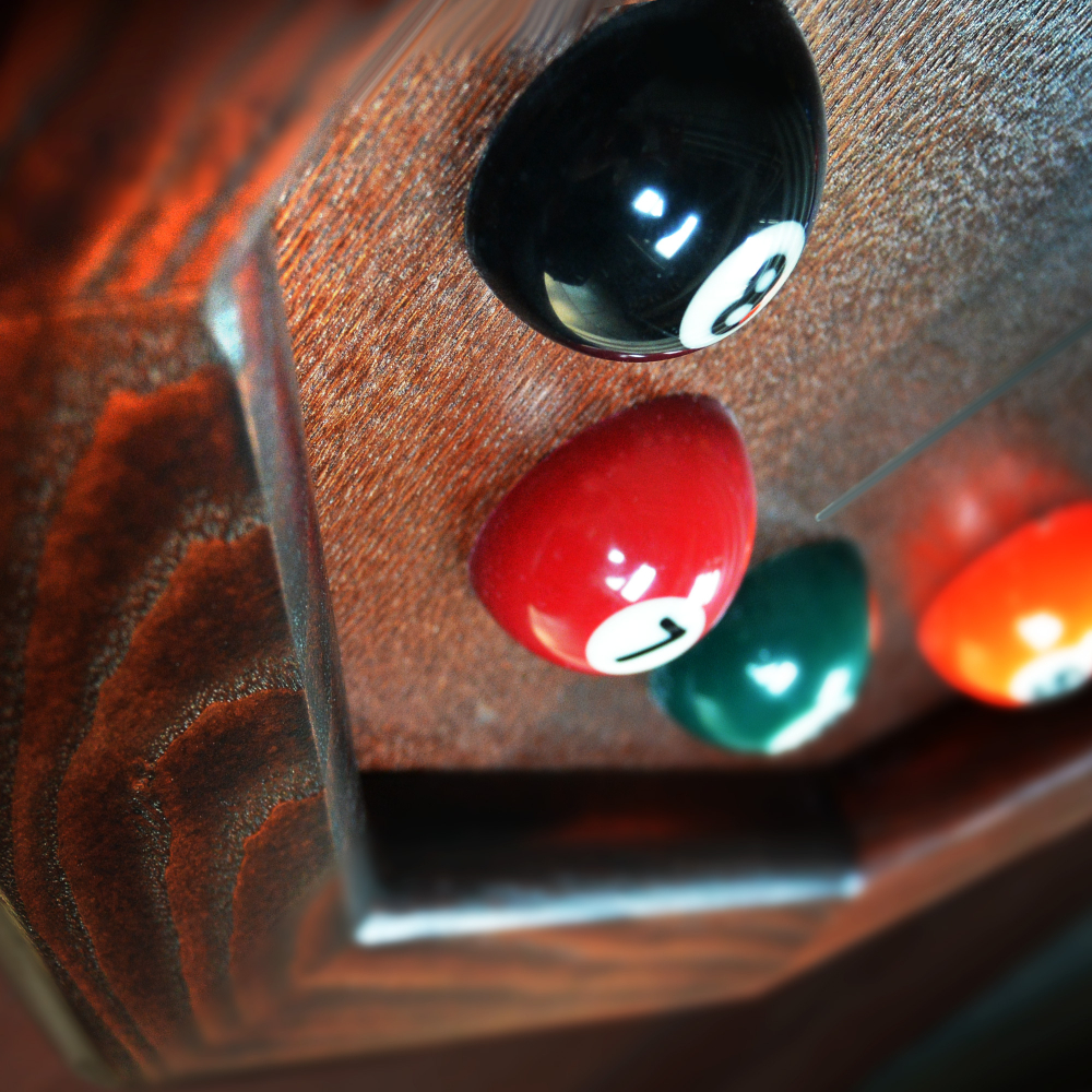 Часы 8 граней ясень/шпон (№6)