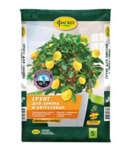 Пит.грунт ФАСКО Цветочное счастье для Цитрусовых 5л (5)  (315)