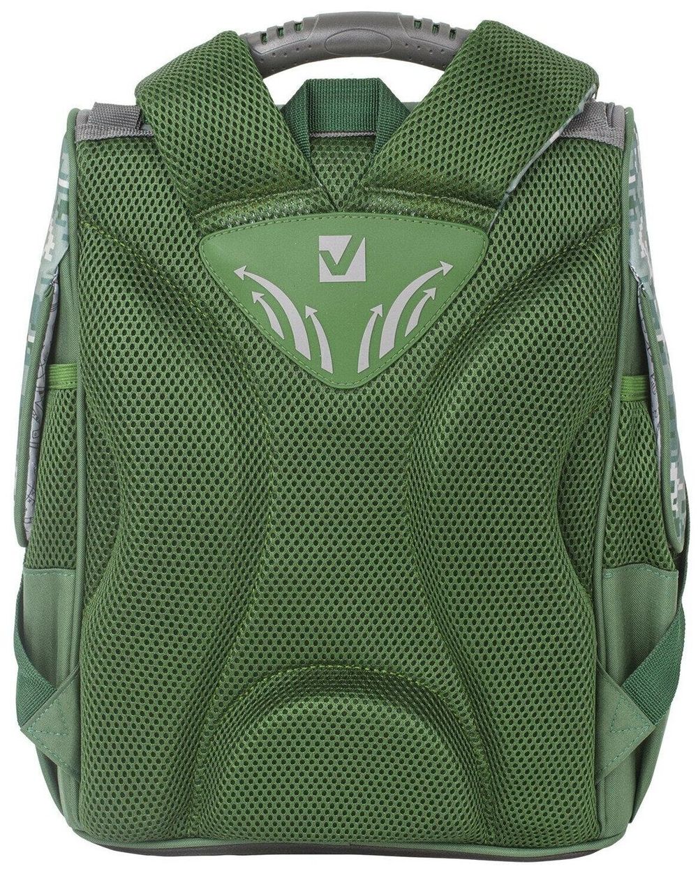 Ранец BRAUBERG STYLE c эргономичной спинкой, "Patriot", 35х28х18 см, 229926