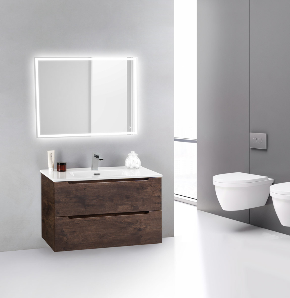 Тумба подвесная с раковиной BelBagno ETNA39-700/390-2C-SO-RW-P+BB700/390ETL