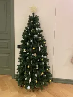 Ель половинка / угловая «Эльза» (пвх) 180 см / 1.8 м