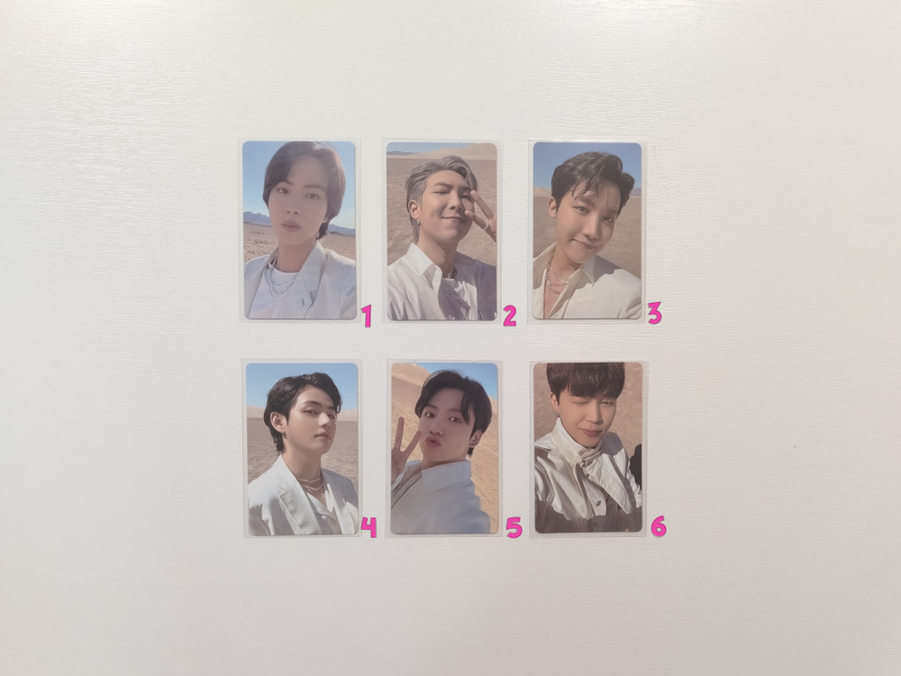 Фотокарты BTS - Proof (weverse shop POB) (Дефекты)