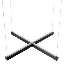 Светодиодный светильник крест 80вт 1500x1500x80мм