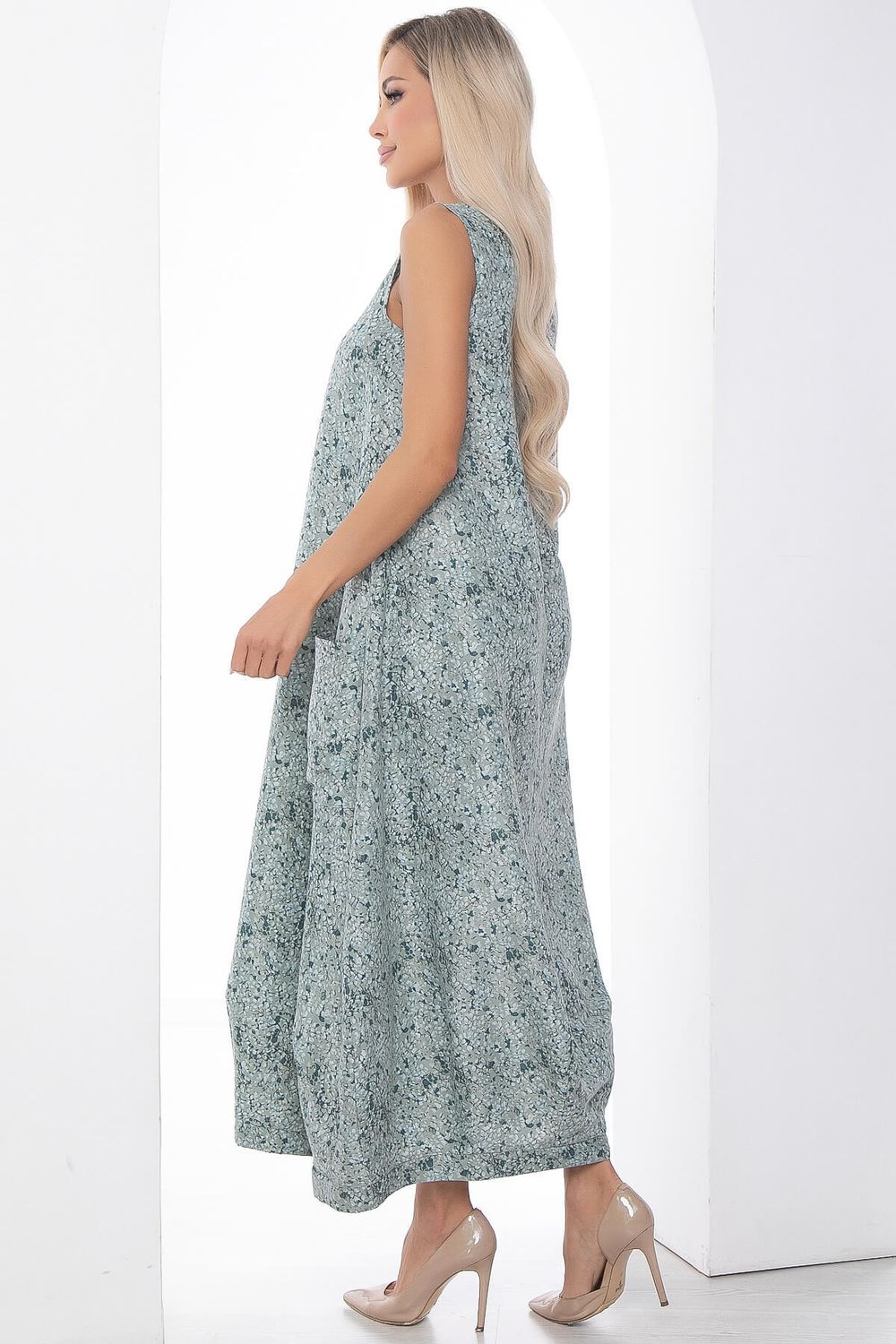 Сарафан В стиле бохо (зеленый) П9037 LT Collection