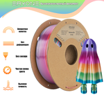 Пластик Eryone Silk Rainbow PLA 1.75mm 1kg Candy