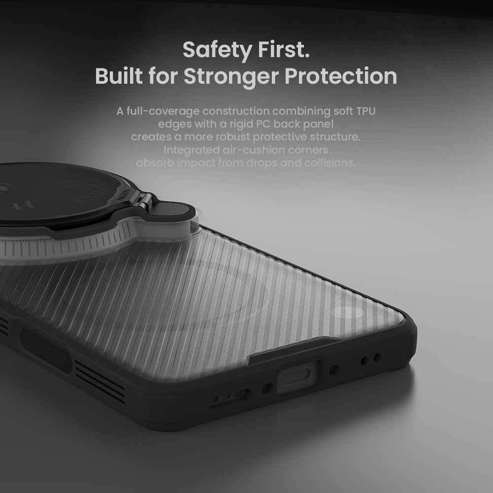 Чехол тонированный с MagSafe на OPPO Find X9 Ultra, серия CamShield Prop Magnetic Case (версия с прозрачной крышкой объектива) от Nillkin