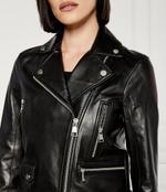 Кожаная косуха Karl Lagerfeld - черный(236W1904)