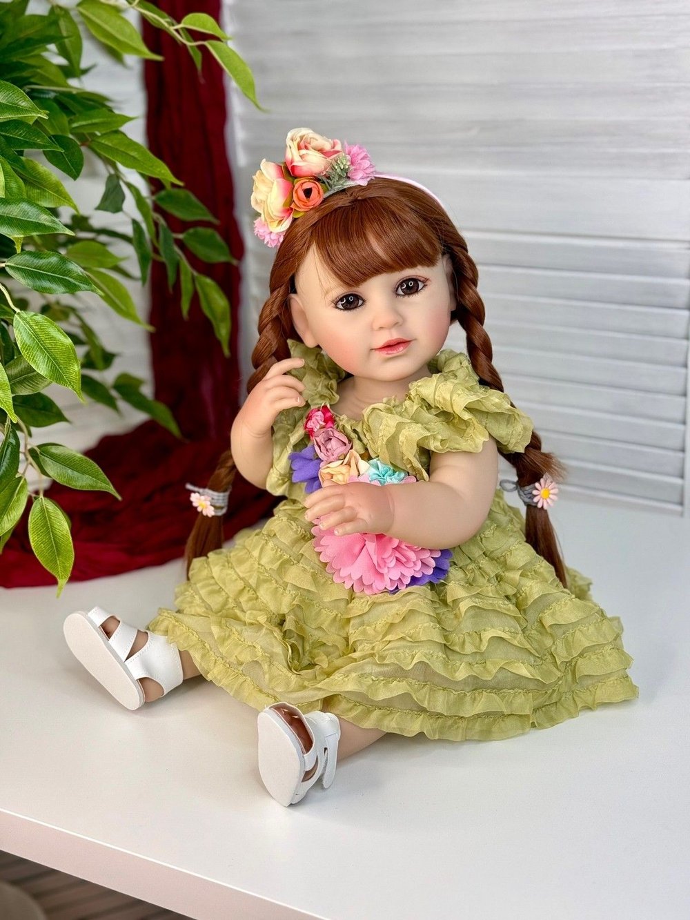 Кукла Реборн виниловая 55см в пакете (FA-565)