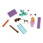 Конструктор блочный Аусини Мир чудес "Большой сад" 413эл. коробка 24706