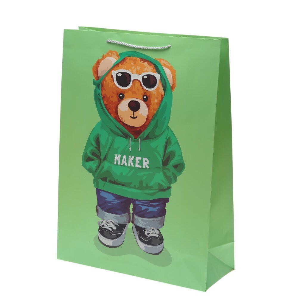 GAEM Пакет подарочный (бумага 210г/м2, блок 12шт), L40 W15 H55 см, 4в.