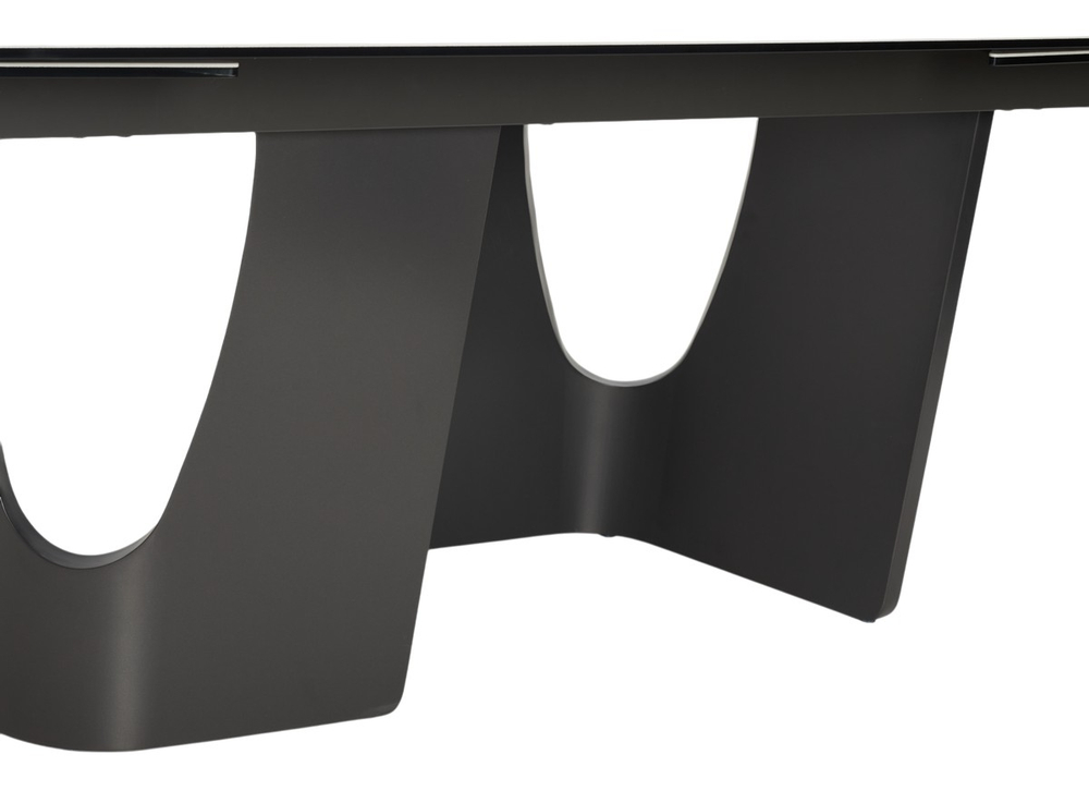 Стол М-City DISAUR Биргер (Birger) 200 Kl-188 Контрастный Мрамор, Итальянский, темно-серый