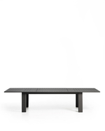 Раздвижной уличный стол Livorno из графитового алюминия, 233(350) x 100 см