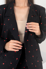 ПИДЖАК С ПРИНТОМ BLACK TULIP. PROF