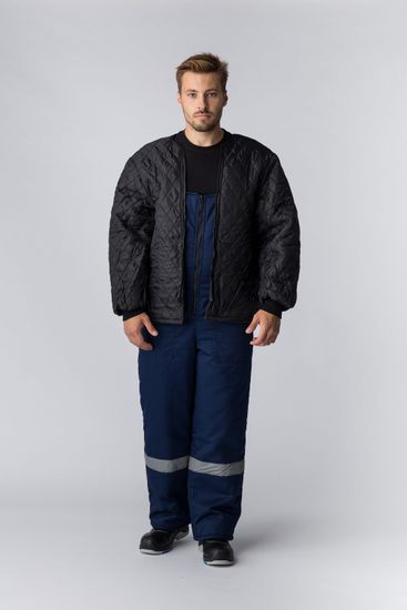 Костюм зимний "Сибер Виндстоп" полукомбинезон (т.синий/василек)