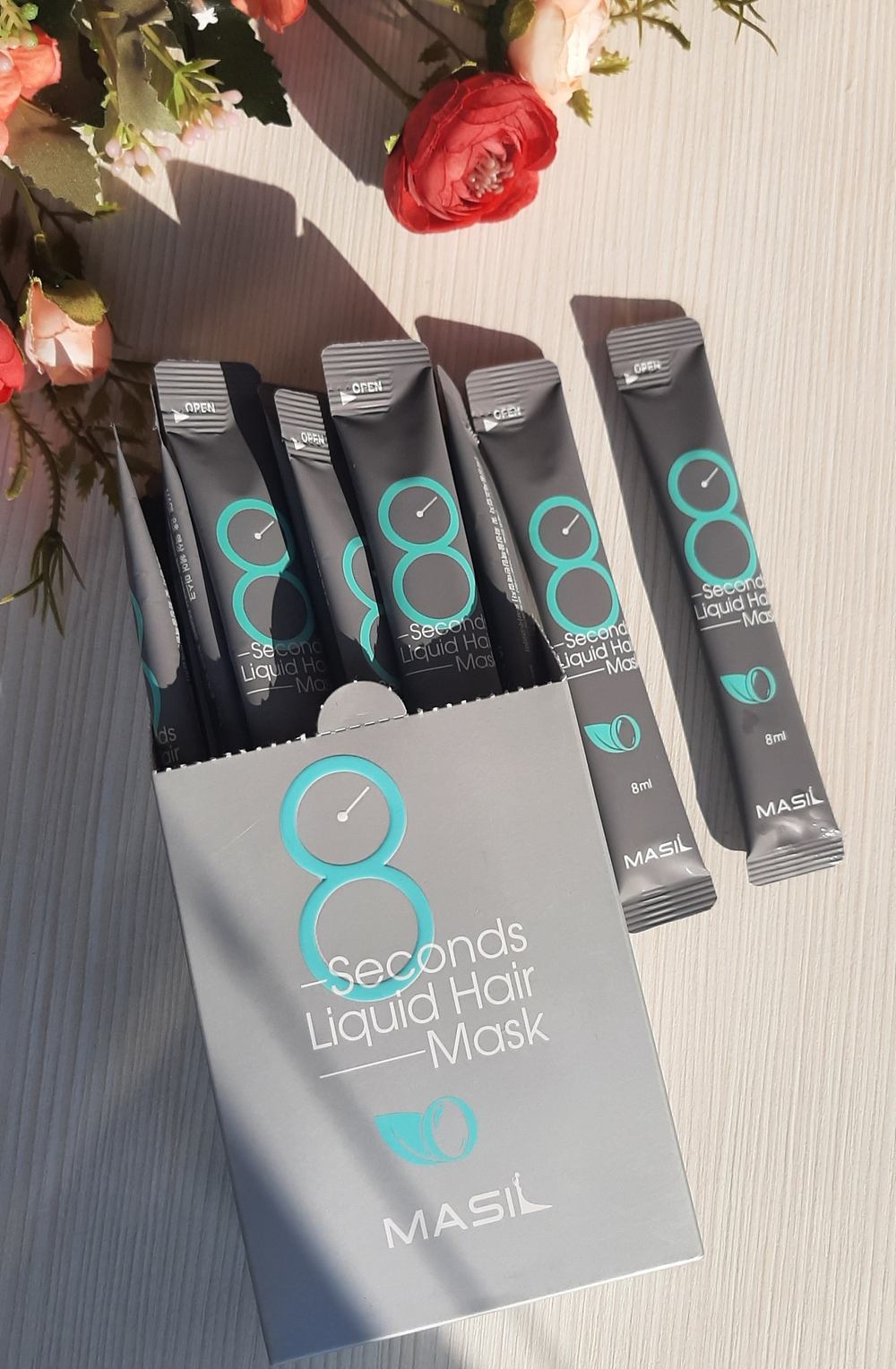 Маска для восстановления и  объема волос Masil 8 Seconds Salon Liquid Hair Mask, 8 мл