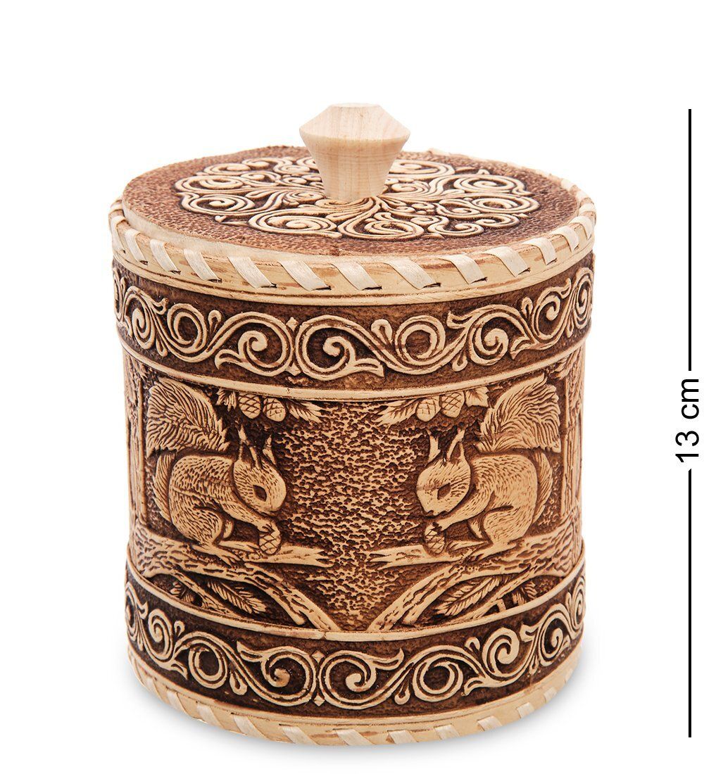 BST-605 Туесок «Белки» (береста)