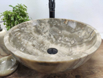 Раковина из оникса Bowl Grey Medium TinLip BO-61013 45*45*17