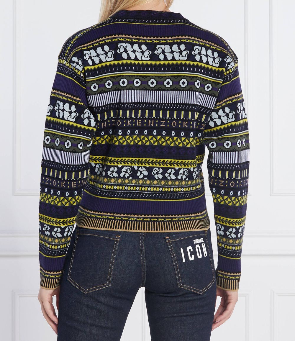 кардиган fair isle Kenzo - разноцветная(FC62CA3183CD)