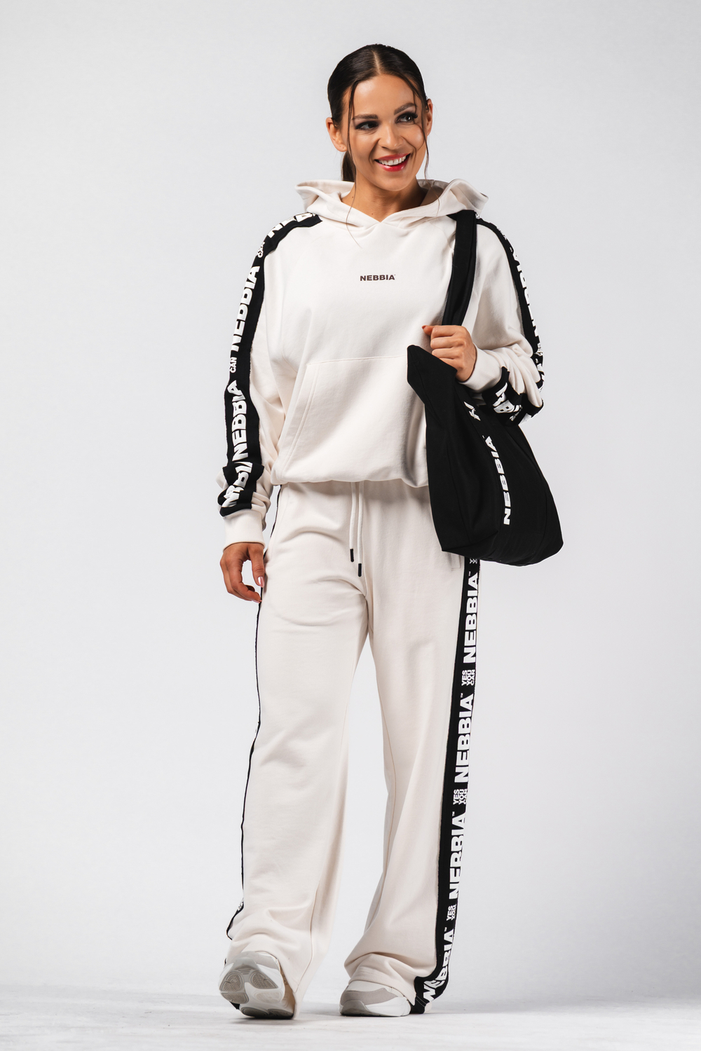 Брюки Straight Leg Sweatpants URBAN 490 Кремовые