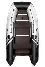 YACHTMAN-300 СК (Яхтман) белый-черный (лодка ПВХ под мотор с усилением)
