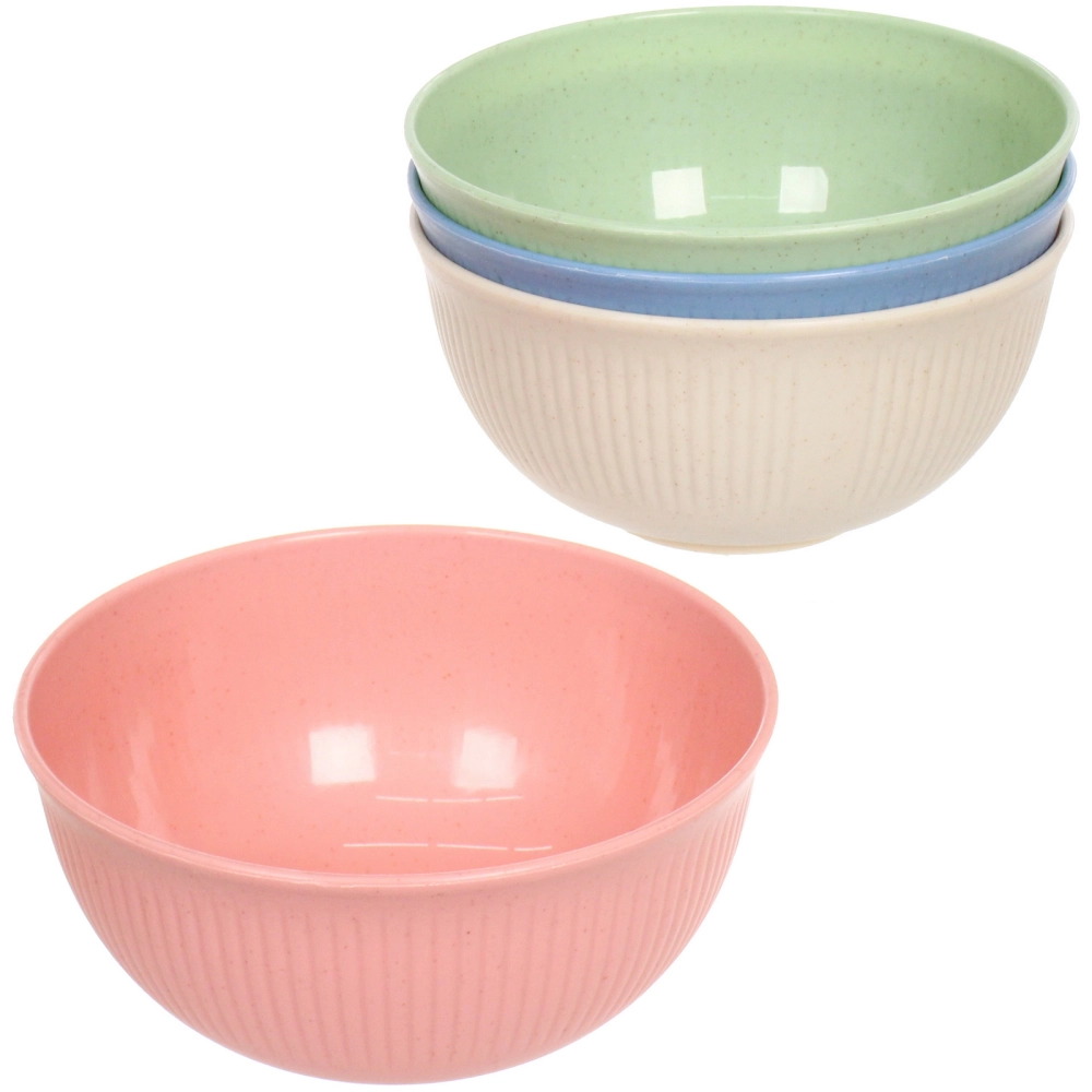 Салатник пластиковый «ЭкоЛайф» 14,5*7см, микс цветов