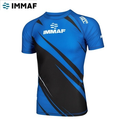 RGI-4021 Рашгард RASH GUARD IMMAF approved синий