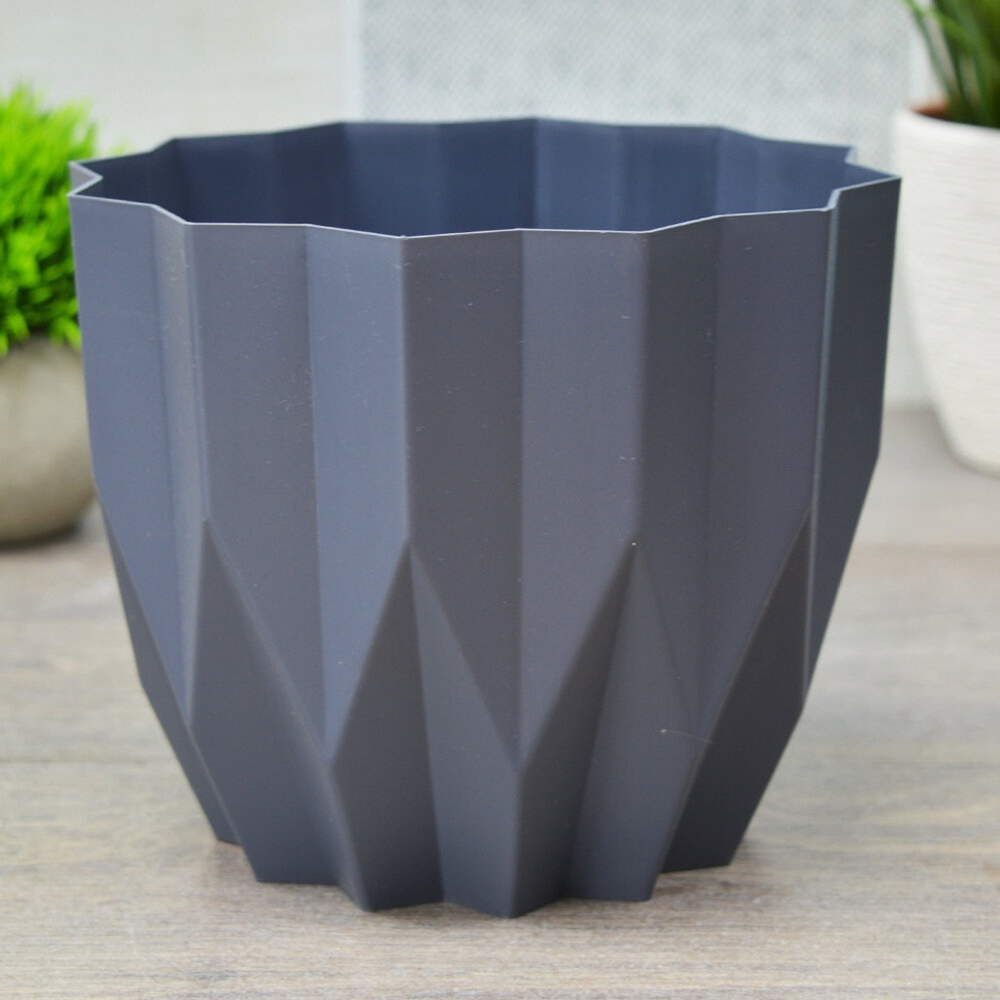 Кашпо Геометрия 2,2л, антрацит