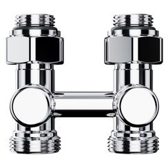 Узел нижнего подключения Royal Thermo Design прямой 1/2quot;х3/4quot;EK (хром)