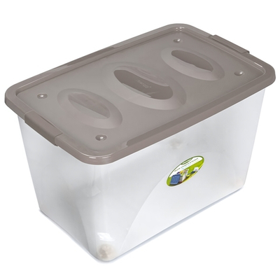 Ящик универсальный на колесиках «Астело», цвет коричнево-серый, 60*40*36см С666КСЕР✦