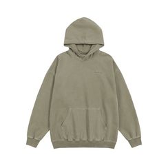 Худи SHADOW GARMENT DYED EMB, бежевый