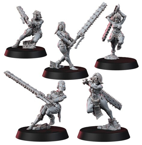 Армия 1000очков Адепта Сороритас Сёстры Битвы Adepta Sororitas Sisters of Battle 32мм Миниатюры