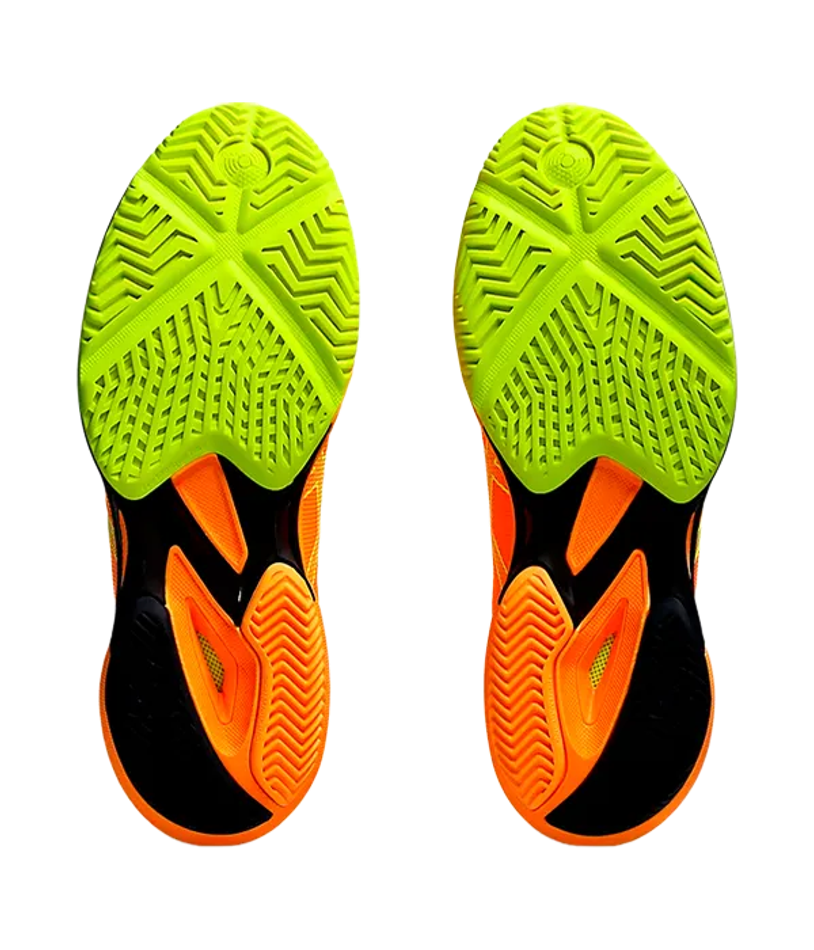 Asics Solution Speed FF 3 Padel Satadium оранжевые-безопасные желтые кроссовки