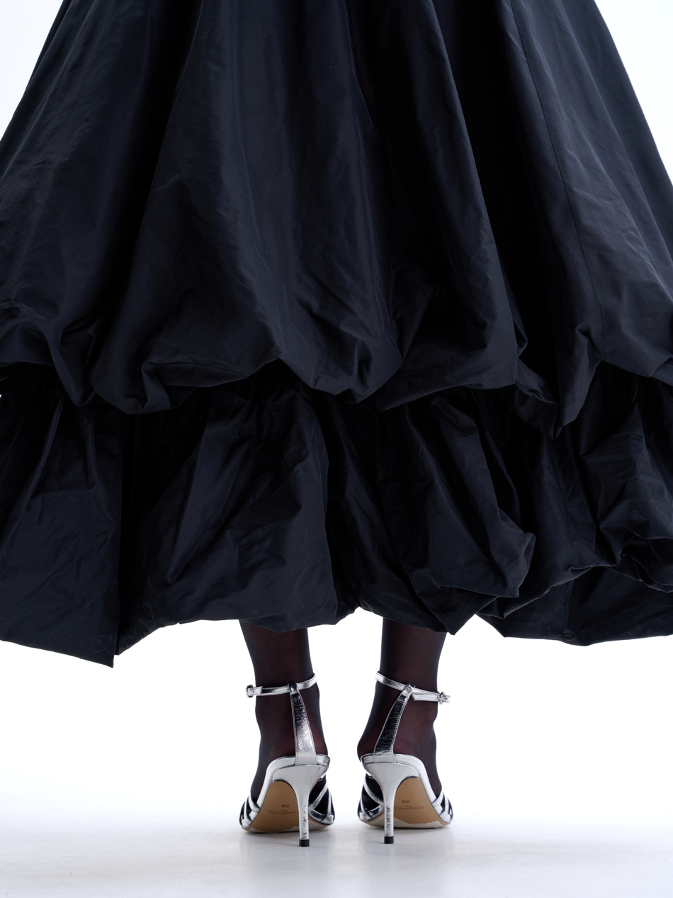 Двойная юбка-баллон из тафты