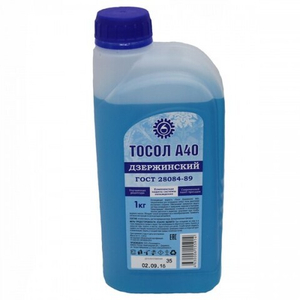 Жидкость охлаждающая "Тосол Дзержинский ГОСТ" А-40М 1 кг (канистра)