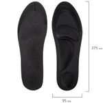 Стельки для обуви с супинатором 4D COMFORT PLUS, материал FOAM, размер RU 38-43 / EU 39-44, с линиями выреза, SHEGRA (ШЕГРА), 700743