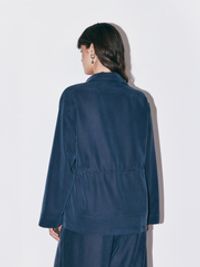 Рубашка с утяжкой "Серо-голубая" женская