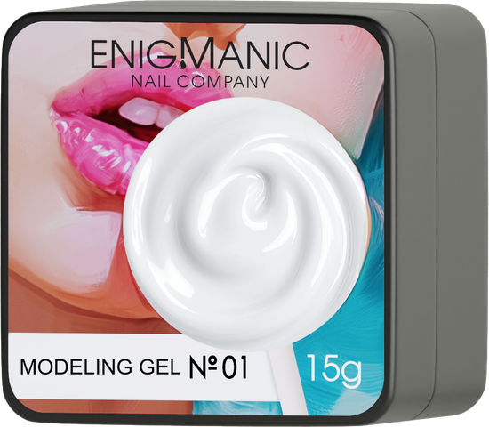 Гель для наращивания ENIGMANIC Modeling gel 01 15g.