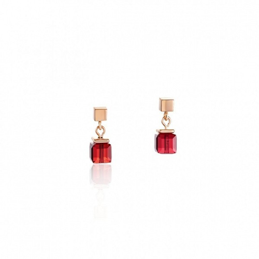 Серьги Coeur de Lion Red 4996/21-0300 цвет красный, золотой