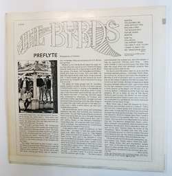 Винтажная виниловая пластинка LP The Byrds Preflyte (USA 1973)