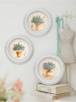 Картины на стену интерьерные на холсте 3 шт. 17.5 см