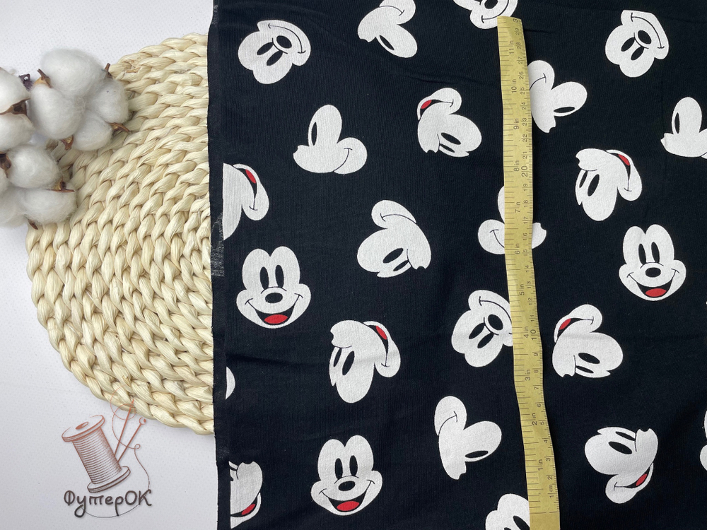 Кулирка ХБ мышки на черном