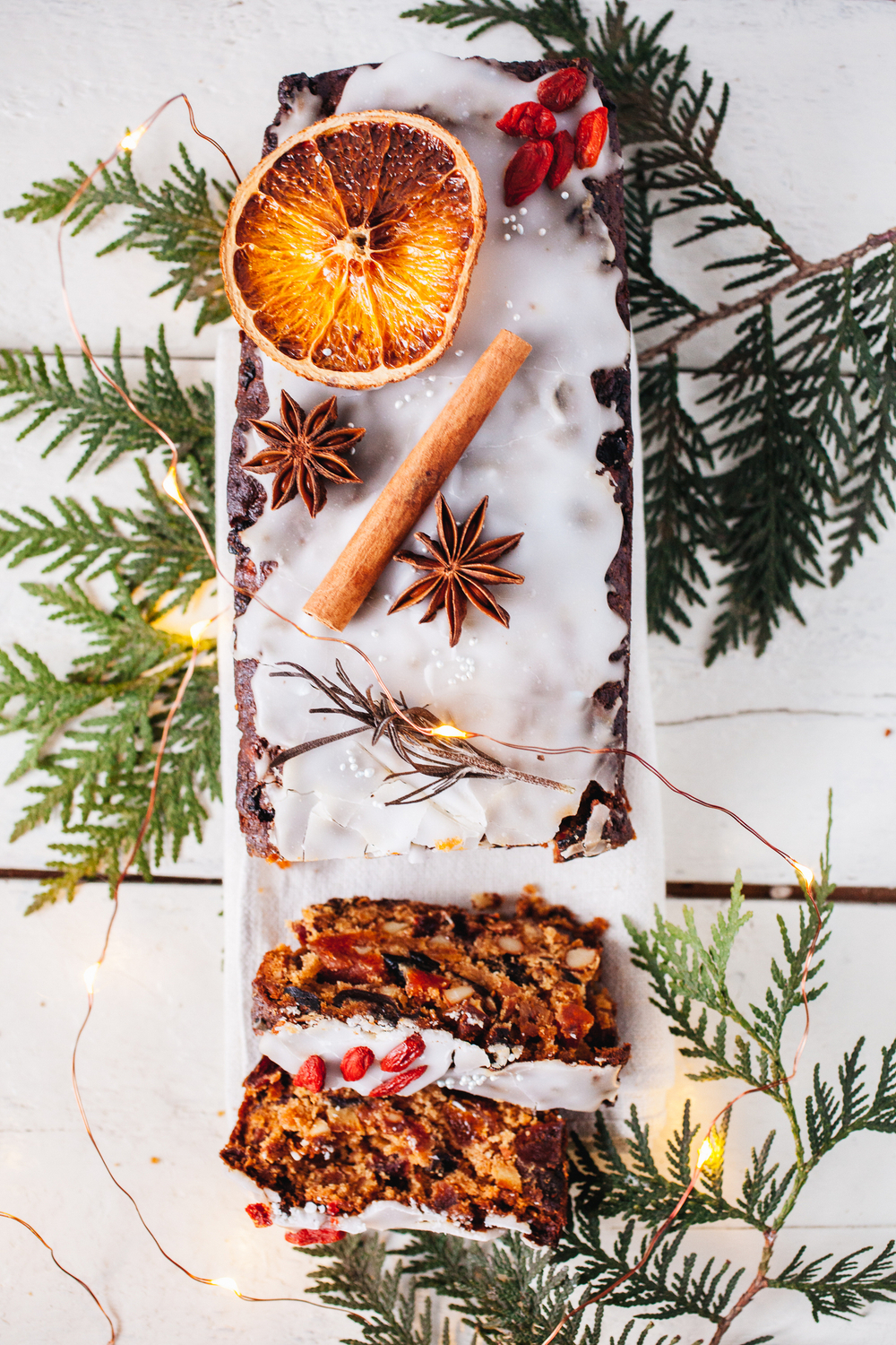 Рождественский кекс постный, 580г