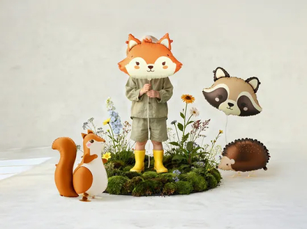 Шар ходячий "Белка" (голова) (51х59 см)