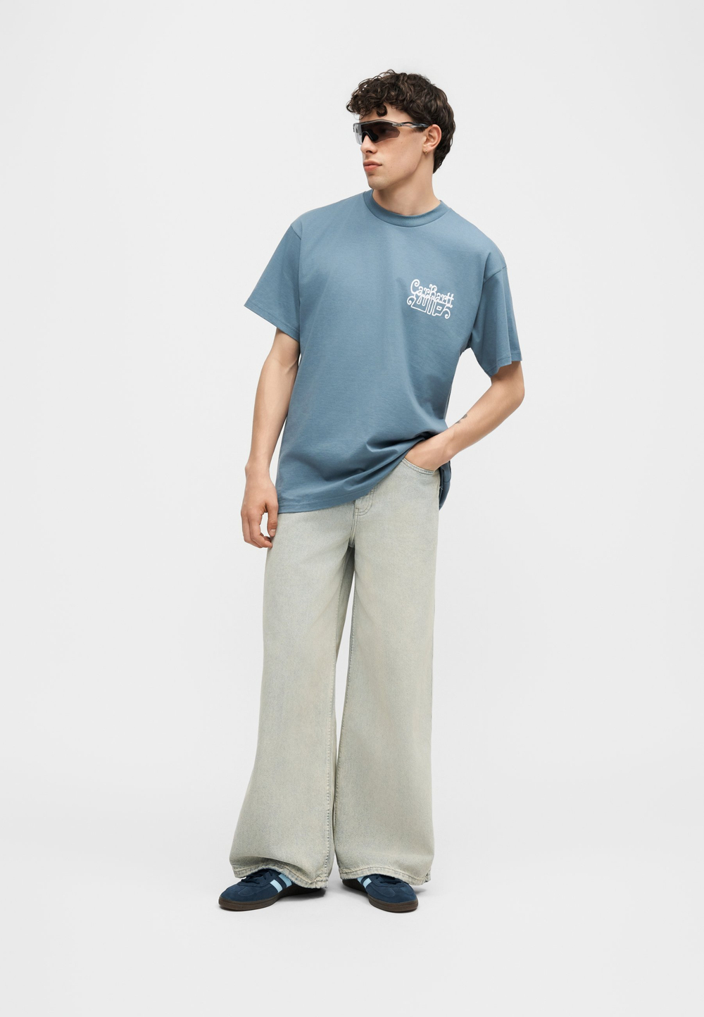 Carhartt WIP Футболка с принтом - Синий
