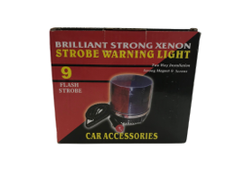 Мигалка автомобильная желтая 12V светодиодная в коробке